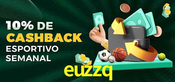 10% de bônus de cashback na euzzq